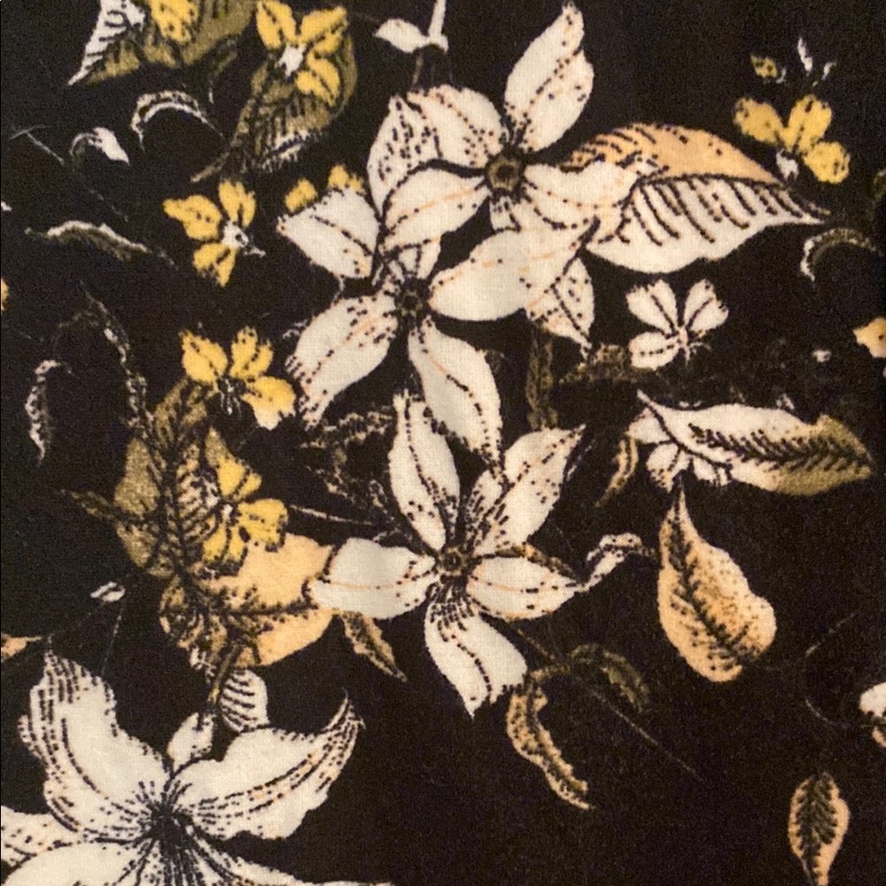Derek Heart Black Floral Long Sleeve Dress - Picture 5 of 6